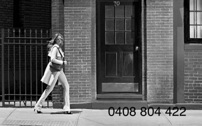 Pounding the pavements for my clients